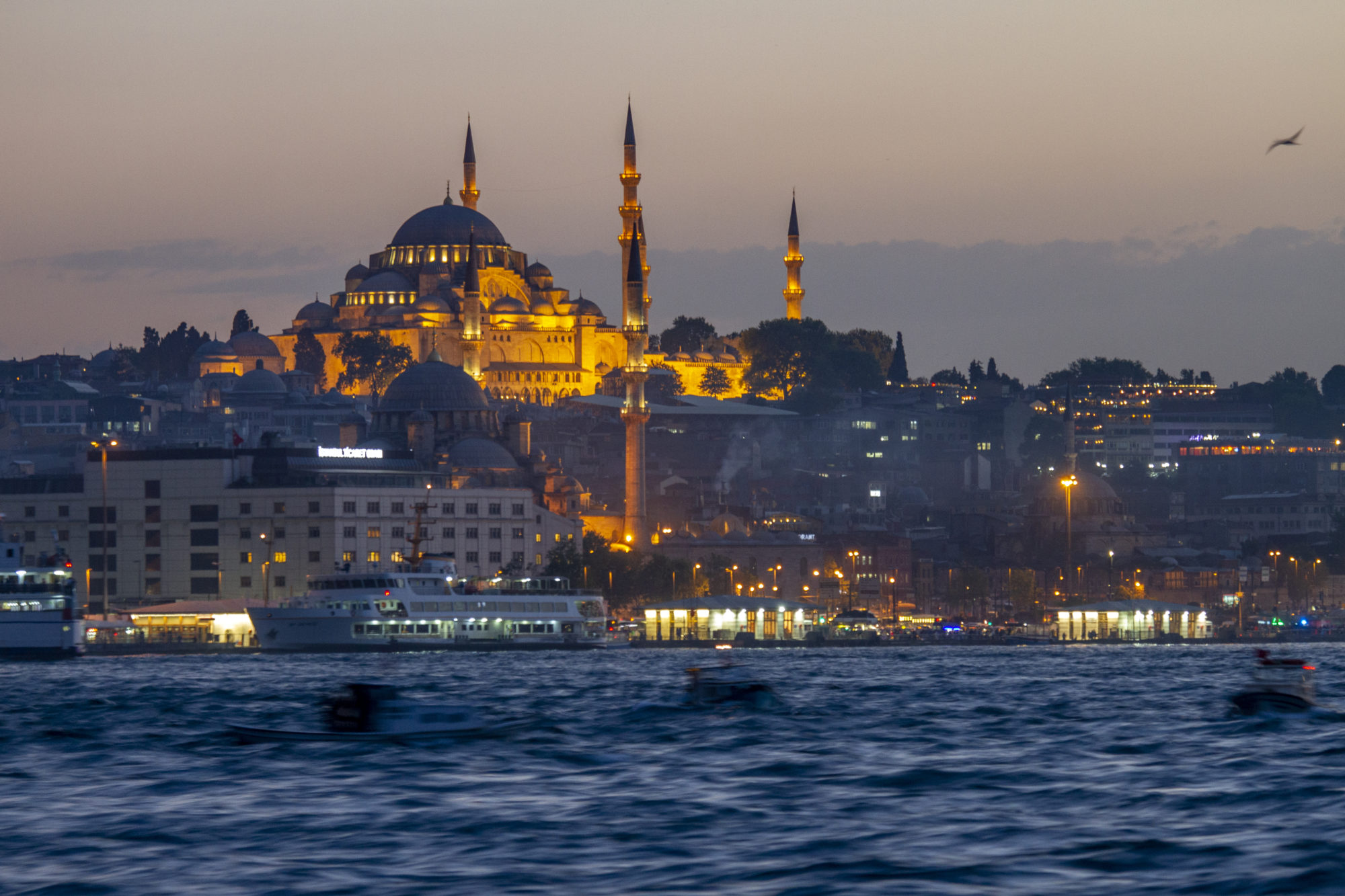 View Of The Hagia Sophia From Across The Bosphorus Strait. - IMB Photos