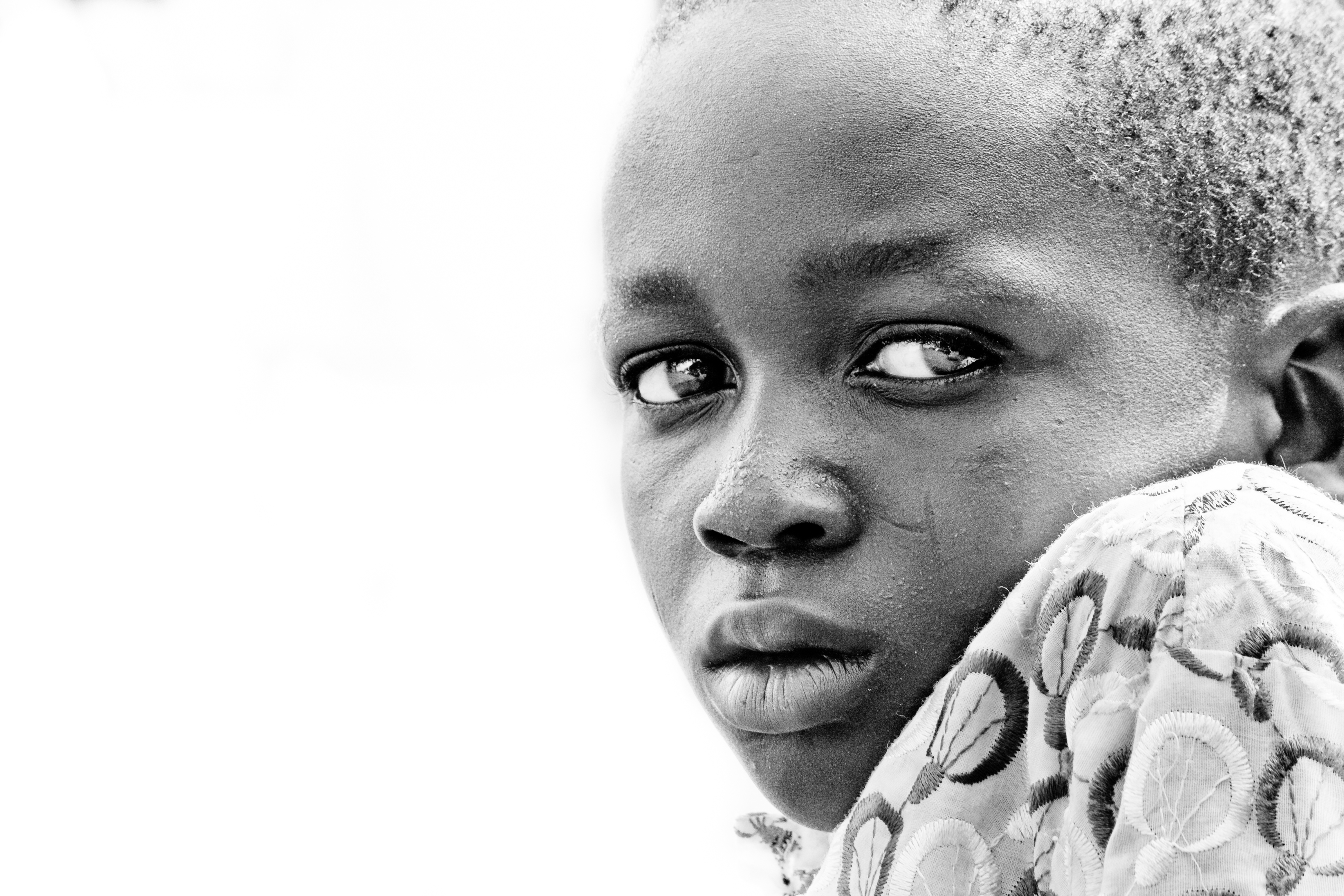 Child’s Portrait in Black and White - IMB