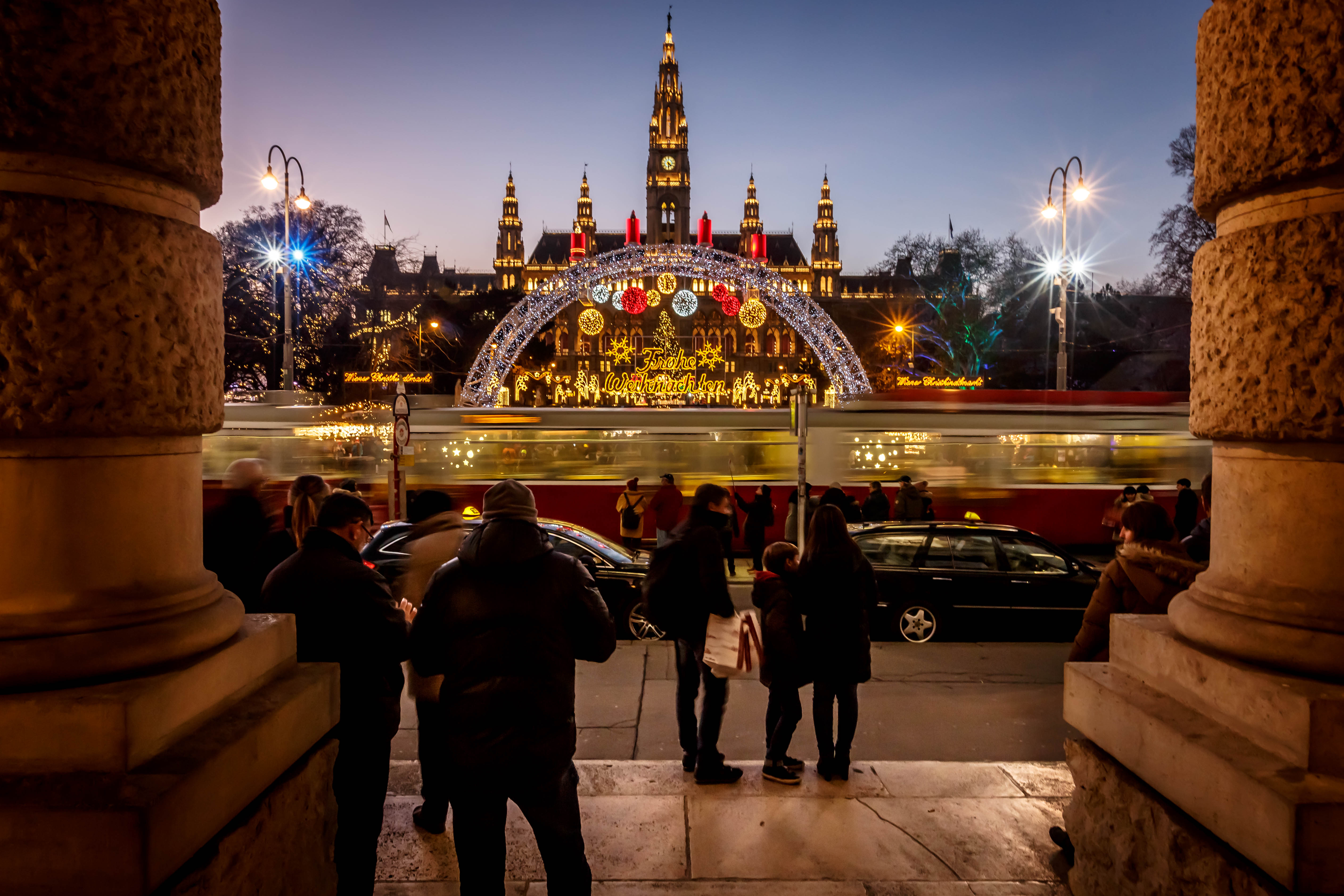 Christmas market at the rathaus