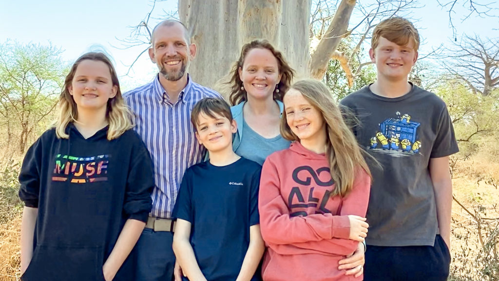 Wesley* and Emily* Smyth with their four children — John*, Charlotte*, Ginny* and Samuel*.